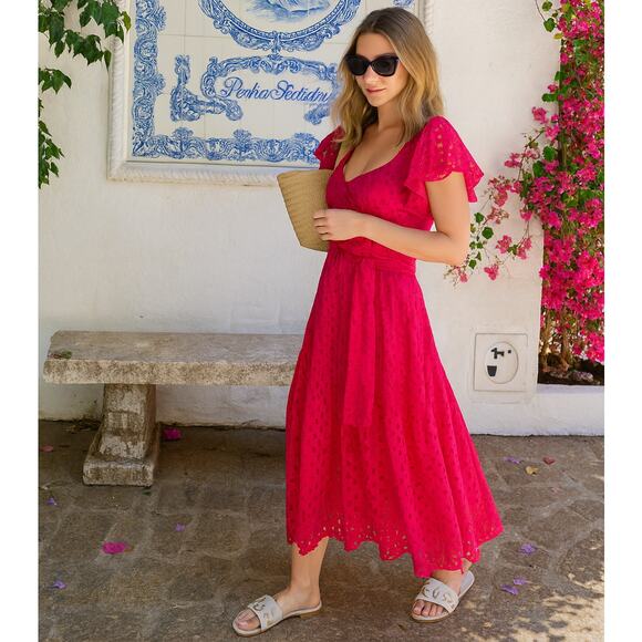 RARE!!! ZARA BLOGGER FAVE!!! V-Neck Midi Dress NWT - Picture 1 of 16